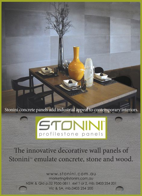 Stonini Profilestone panels from Di Emme
