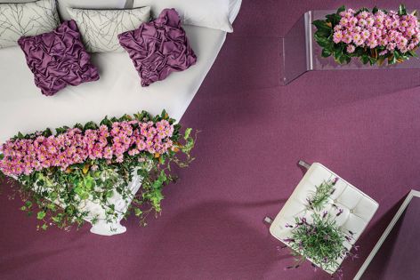 Garden carpet in Lavender 0058 from EC Group. 
