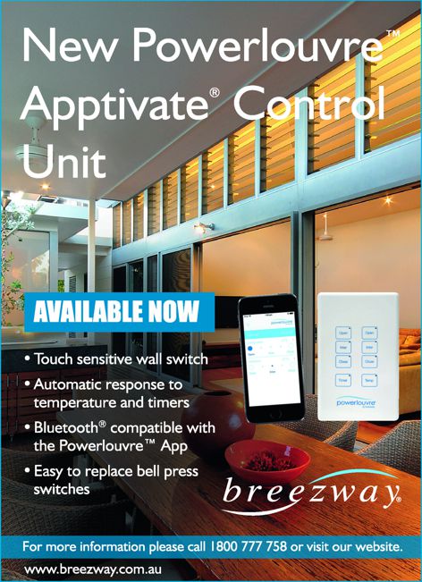 Powerlouvre Apptivate Control Unit from Breezway