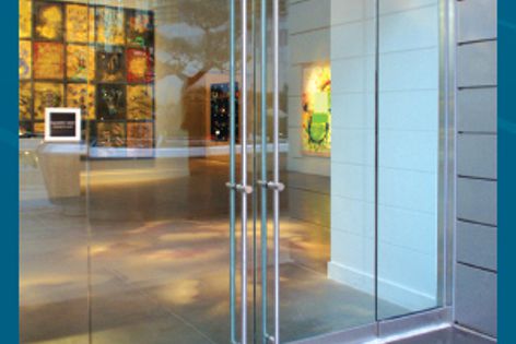 CRL all-glass entrance systems