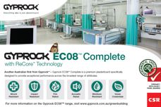 EC08 plasterboard by CSR Gyprock
