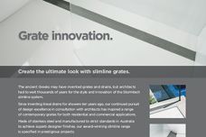 Stormtech’s slimline grate innovation