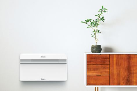 The slim profile of the Unico Pro air conditioning unit can be placed high or low on the wall, giving you aesthetic freedom.