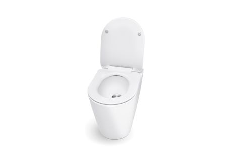 Popular in Europe, the Compass urinal suits energy-efficient homes.