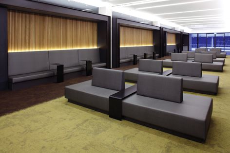 Linear timber wall panels from Screenwood were used at the University of New South Wales. Specifier: Bates Smart.
