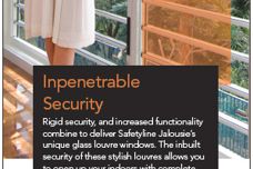 Security louvres by Safetyline Jalousie