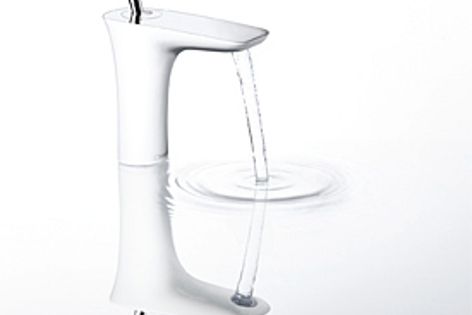 The PuraVida® basin mixer conveys clarity and a sense of grace and tranquillity.