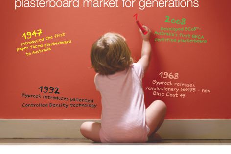 Gyprock plasterboard by CSR