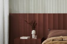 Easy-to-install textured wall panelling
