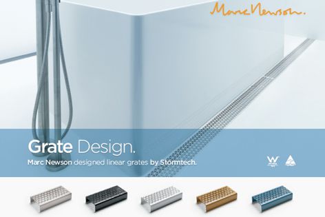 Launch of Marc Newson designed linear grates