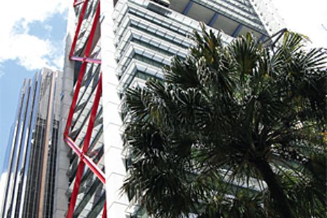 Raptor Groove access system was used at the 8 Chifley Square tower in Sydney.