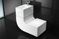 W+W integrated toilet and basin by Roca
