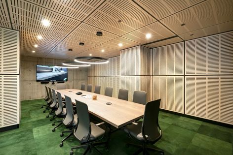 DesignerPly by ForestOne is a customizable system that helps architects and designers to meet specific acoustic requirements.