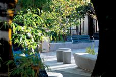 Stone bollards, outdoor benches and more