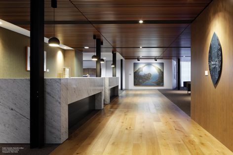 Ecoustic Blade by Instyle was used at Deakin University Chancellor’s Office by McGlashan Everist. Photography: Peter Clarke.