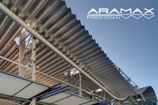 Aramax FreeSpan steel cladding from Fielders