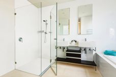 DuPont Corian shower floor from CASF