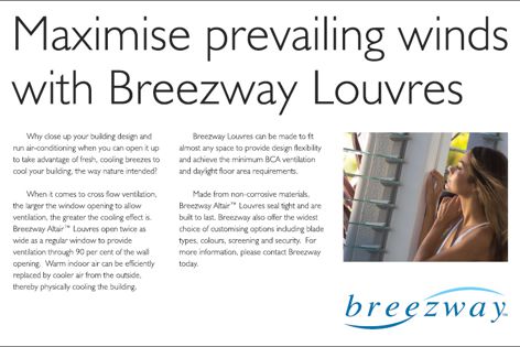 Breezway Altair louvres