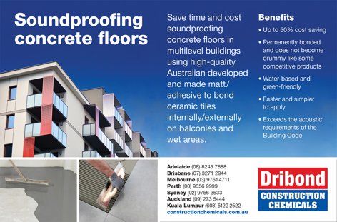 Soundproofing concrete floors