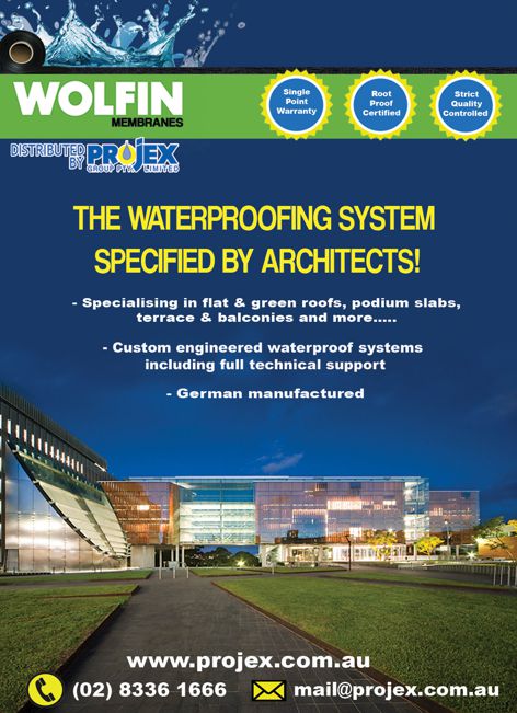 Wolfin waterproofing from Projex Group